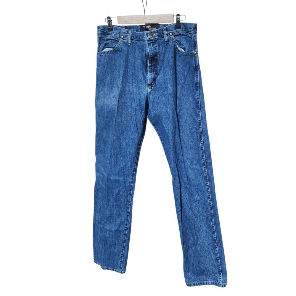Wrangler George Strait Collection Mens Blue Cowboy Cut Jeans 34x36 1013MGSDS